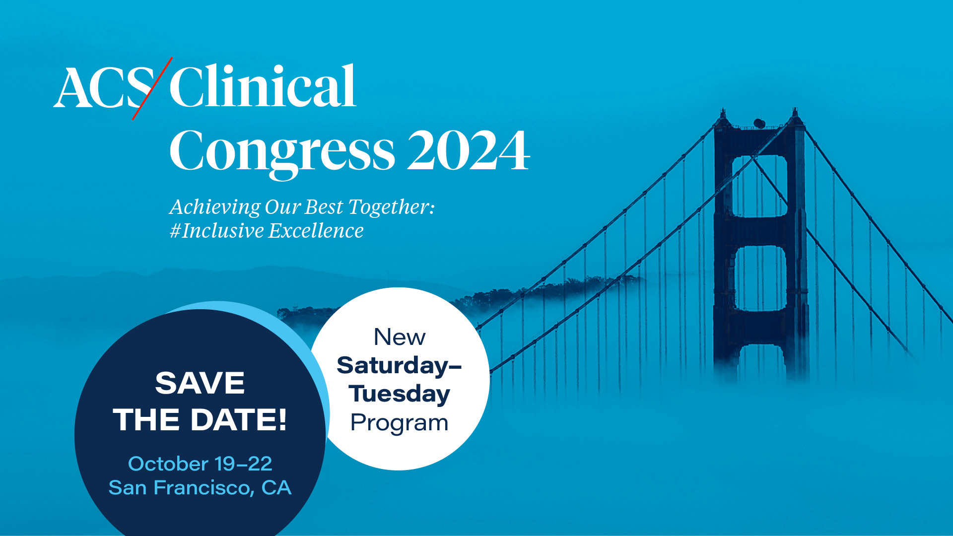 Clinical Congress 2024 ACS   Cc24savethedate16 9release 