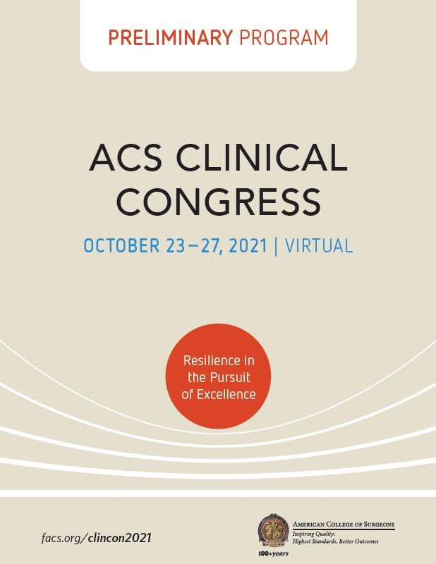 Clinical Congress 2021 Preliminary Program ACS