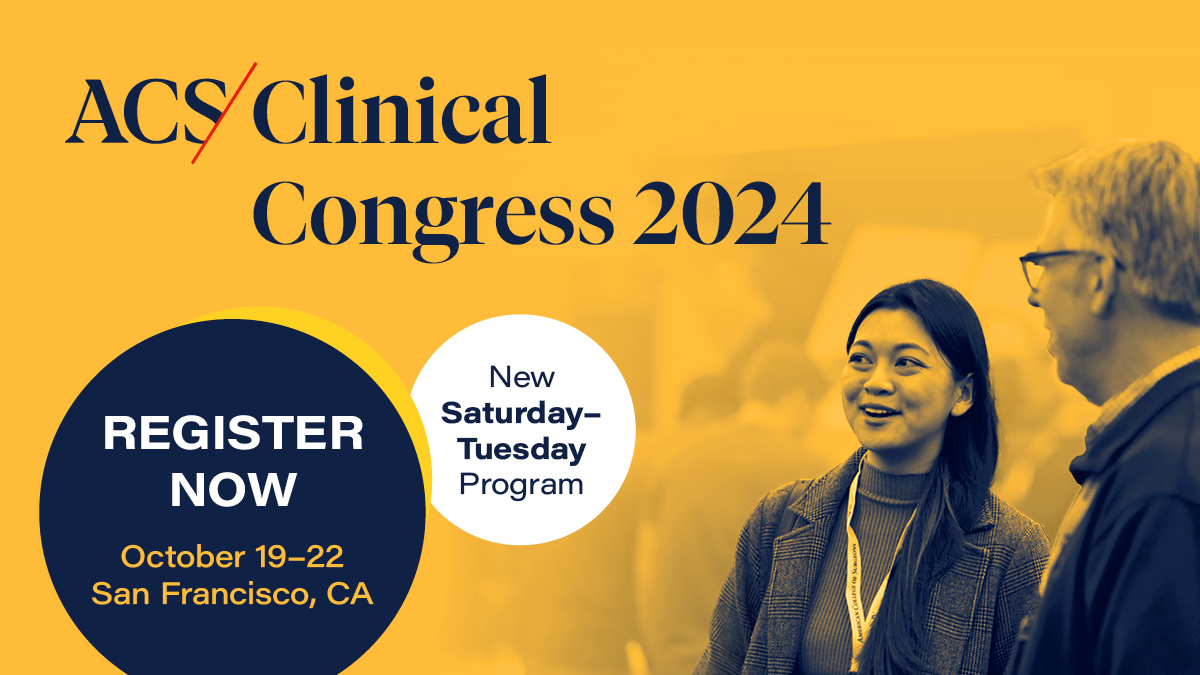 Clinical Congress 2024 Acs Robby Christie