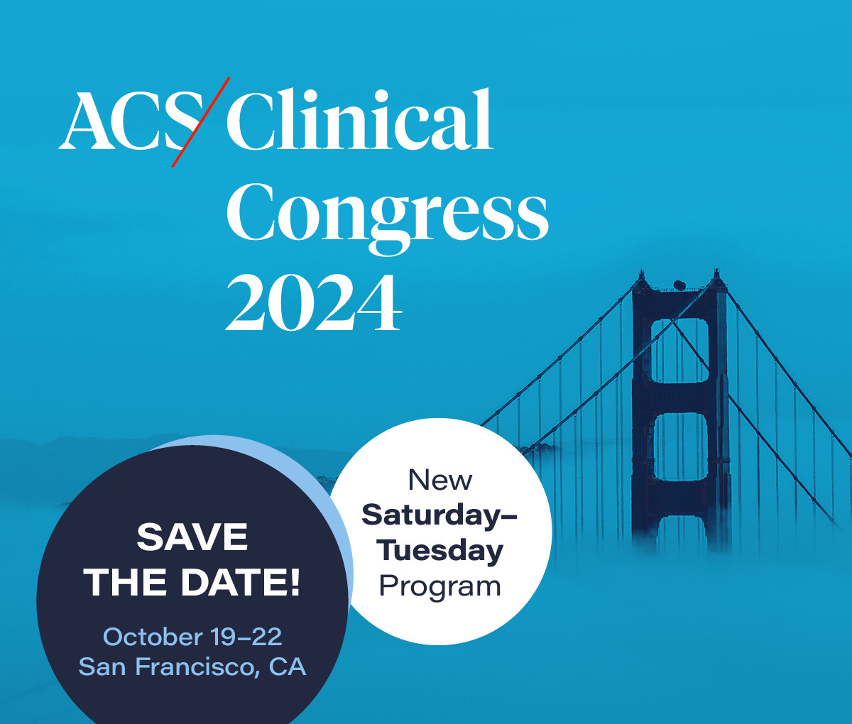 Clinical Congress 2024 ACS   Cc24websavethedatenotagfeaturedcard 